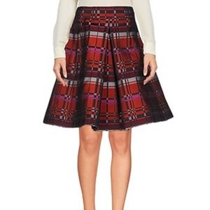 Jacquard Midi Skirt by Si-Jay~knee length~Sz. S US 40 NWT Jacquard Trapeze